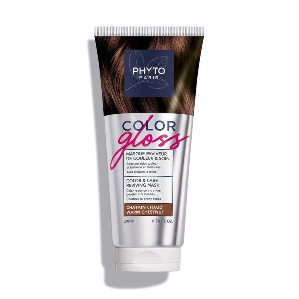Color Gloss Masque raviveur de couleur et soin - châtain chaud - 200 ml