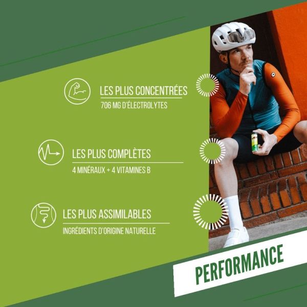 Electrolytes Tablets LIME - MINT - 10 pastilles
