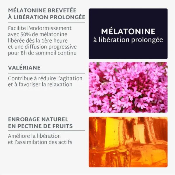 Gummies Sommeil Libération Prolongée Sans Sucres - 42 gummies