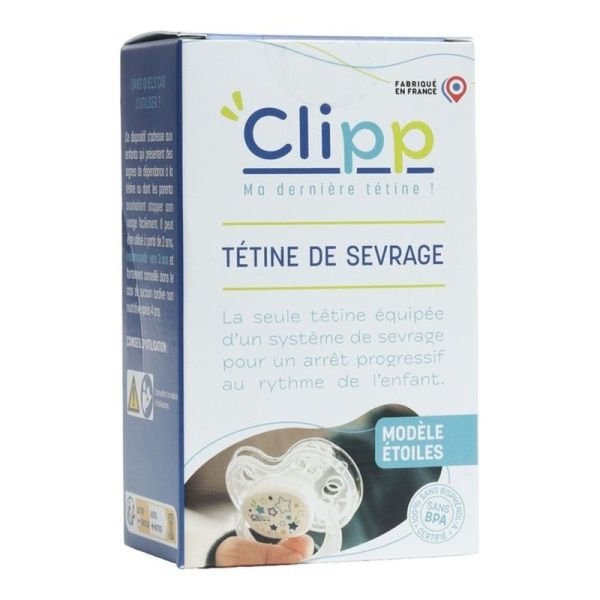Clipp Kit Tetine de Sevrage Etoile - 2 ans et +