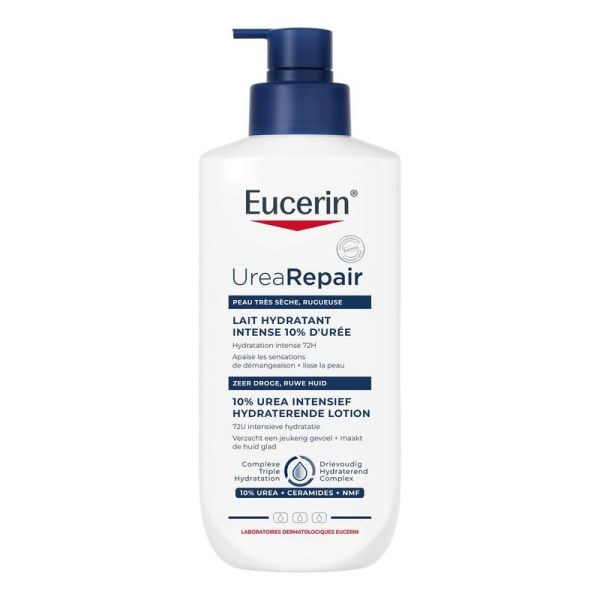 Lait Corps Urea Repair Hydratant Intense 10% Uree pour Peau Tres Seche, Rugueuse - 400 ml