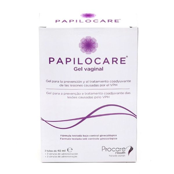 Papilocare Gel Vaginal - 2 tubes de 40 ml avec applicateurs