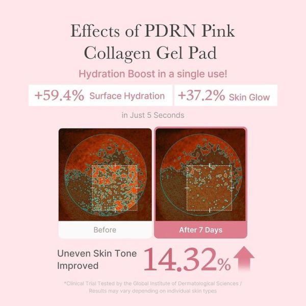 PDRN Pink Collagen Toning Gel Toner Pad - 120 ml