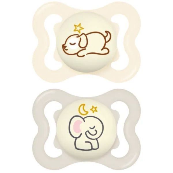 Sucettes Mam Supreme Nuit 2-6 mois x2