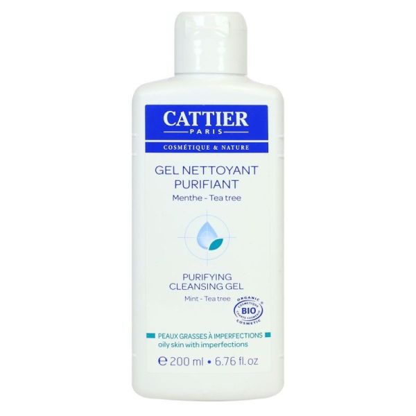 Cattier Gel Nettoyant Purifiant Pg 200Ml