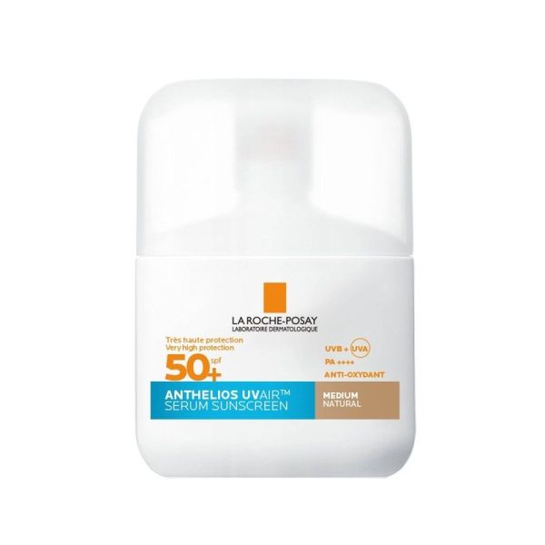 ANTHELIOS UVAIR - SPF50+ Sérum Solaire Visage - Teinte Medium - 50 ml