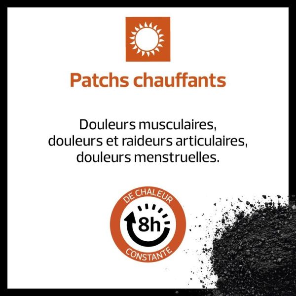 Patchs chauffants - 9,5 cm x 13 cm