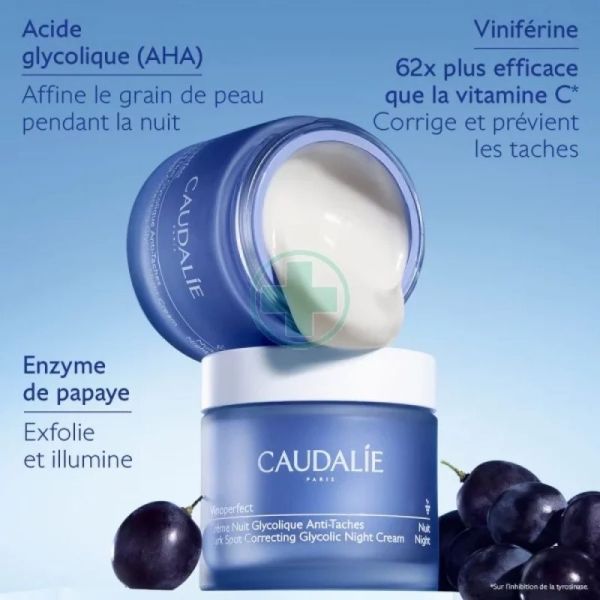 Crème Nuit Glycolique Anti-Taches Vinoperfect - 50 ml