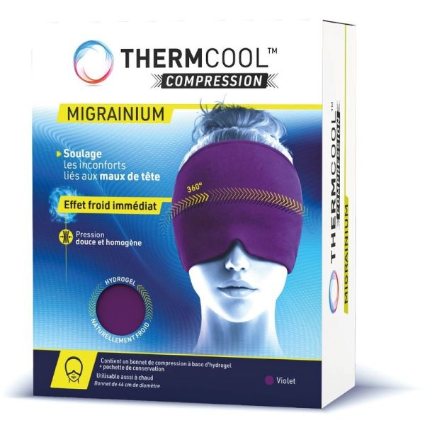 THERMCOOL MIGRAINIUM Tête compression - Violet - 1 bonnet