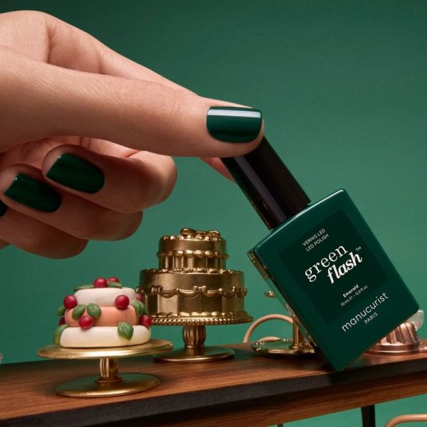 Vernis semi-permanent Green Flash - Emerald