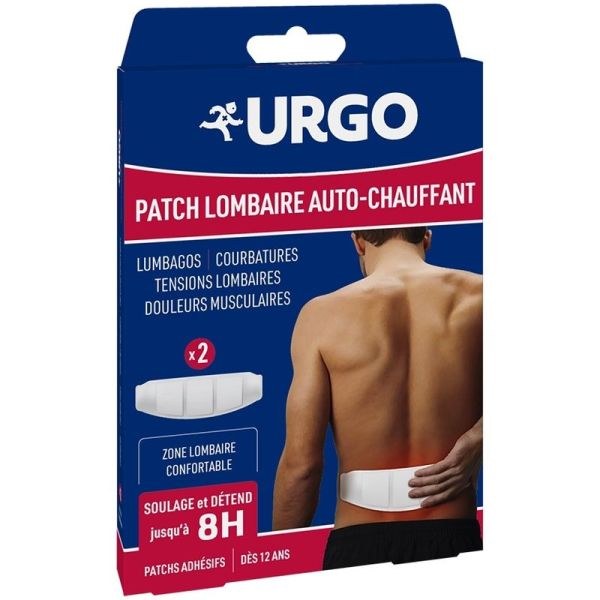 Patch lombaire auto-chauffant - 2 patchs