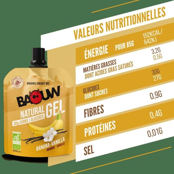 Energy Gels Banana - Vanilla - 85 g