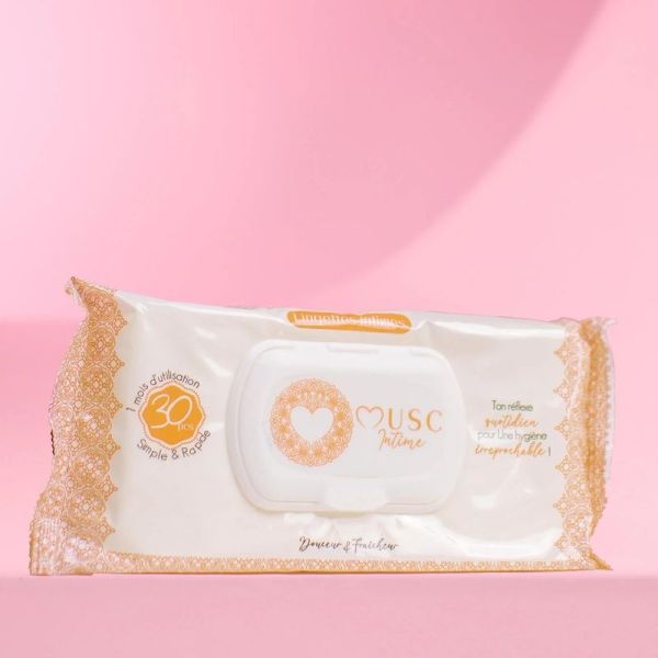 Lingettes Intimes - Amber Flower - 30 lingettes