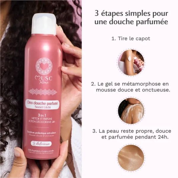 Déo Douche Parfumé Sweet Litchi - 200 ml