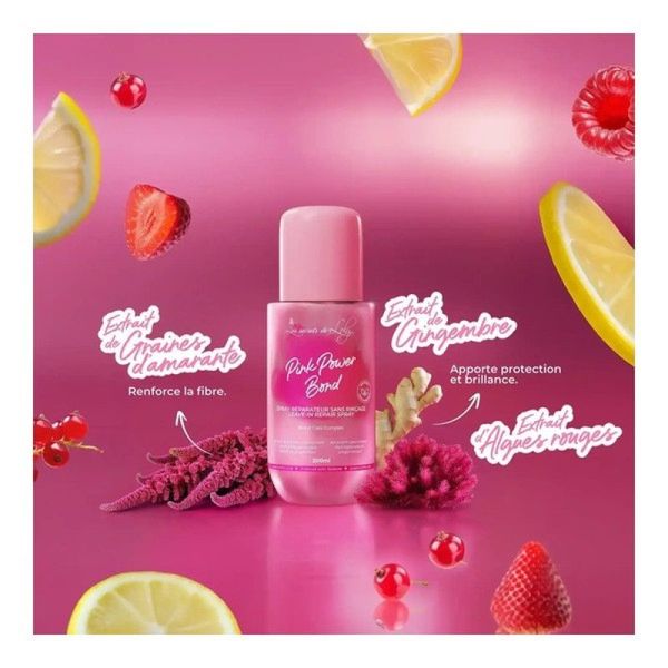 Pink Power Bond Spray Reparateur Sans Rincage - 200 ml