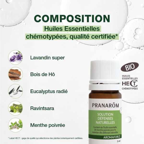 Solution - Defenses naturelles - Bio - 5 ml