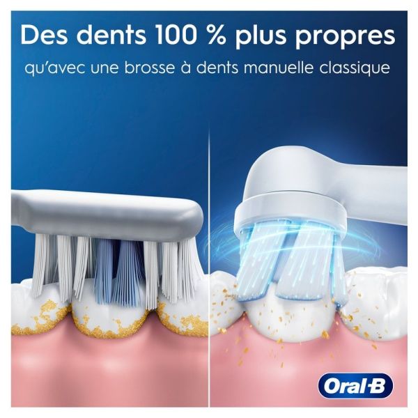 iO 2 Brosse à dents électrique - Lot de 2 (Noire et Rose)