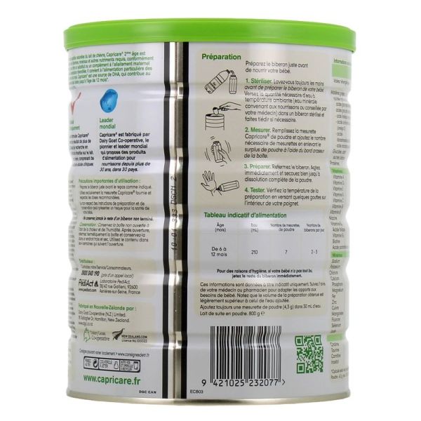 Lait de Chèvre - 800 g
