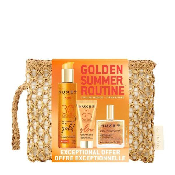 Routine dorée de l'été SUN