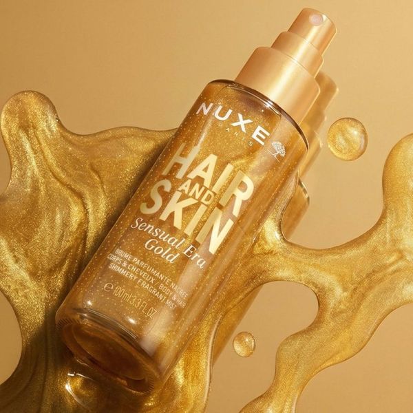 Brume parfumante nacrée corps et cheveux Hair and Skin - Sensual Era Gold - 100 ml
