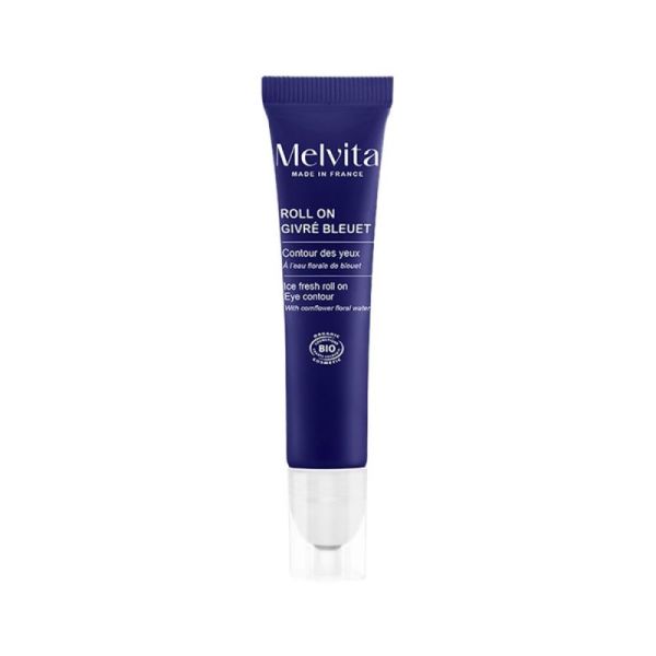 Melvita Roll-On givré bleuet contour des yeux bio 10 ml