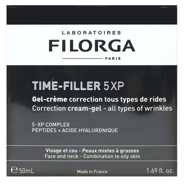 Time-Filler 5XP gel-crème jour acide hyaluronique anti-rides peau mixte 50ml
