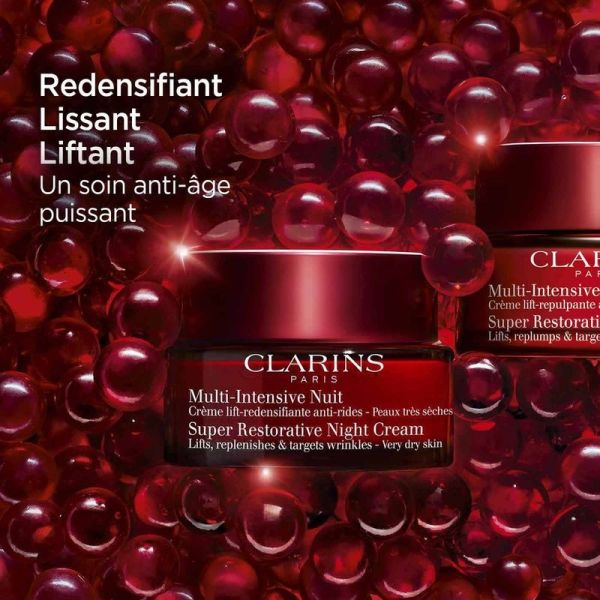 Crème Nuit Peaux Très Sèches - Multi-Intensive - Soin de nuit anti-âge - 50 ml