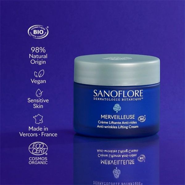 Crème Liftante Anti-rides MERVEILLEUSE - 50 ml