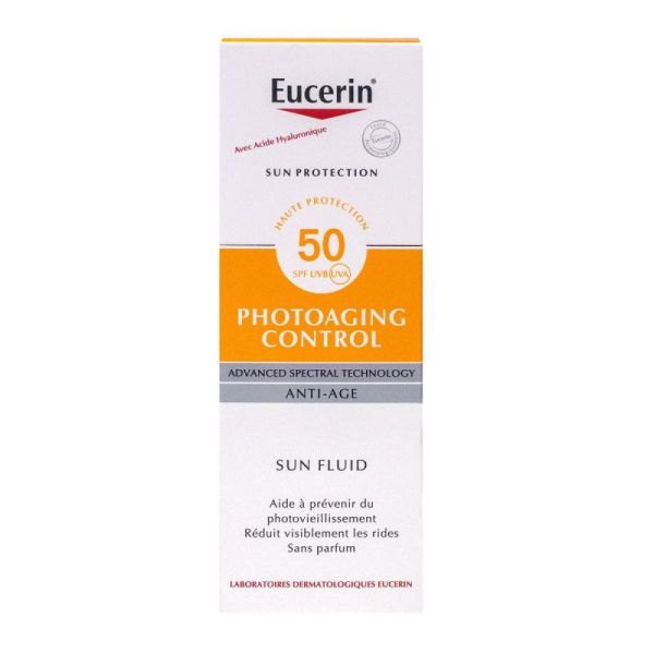 Eucerin Sun Fluid A/Age 50 50Ml Rupt15/07