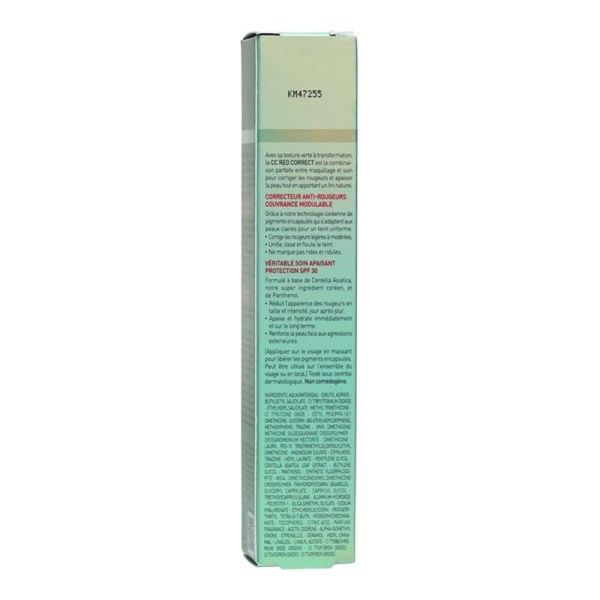 CC Red Correct à la Centella Asiatica SPF30 - 40 ml