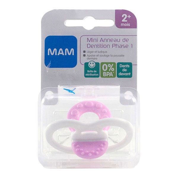 Mam Mini anneau dentition +2 mois vert