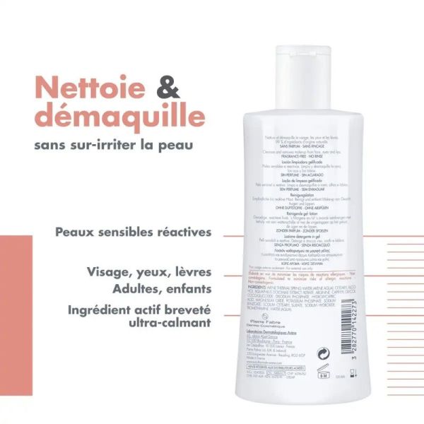Lotion nettoyante gélifiée TOLERANCE - 400 ml