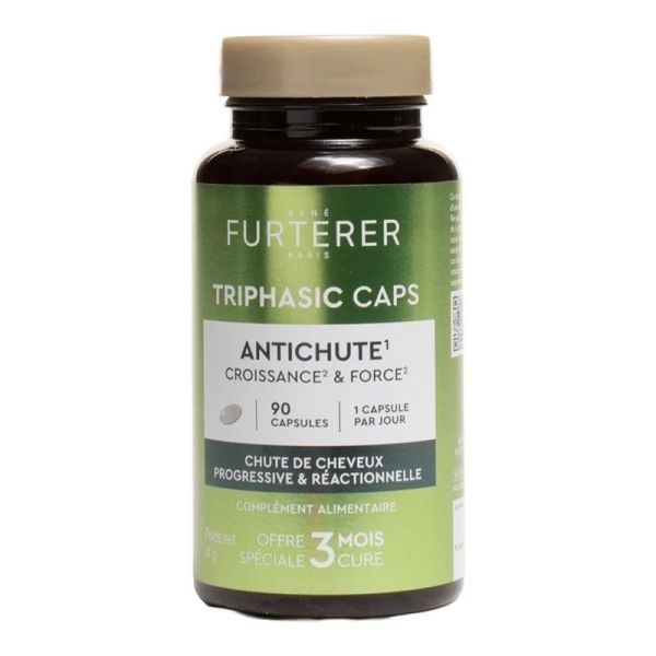 Triphasic Caps Antichute Croissance Force - 90 gélules