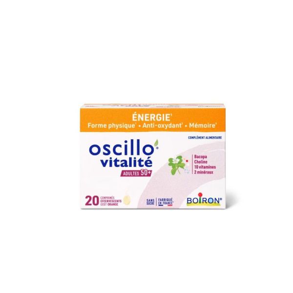 Oscillo Vitalité 50+ comprimés - 20 comprimés