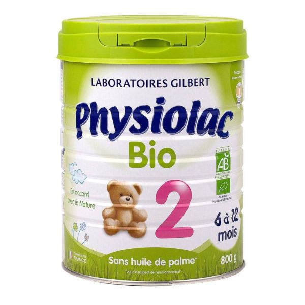 Physiolac Lait Bio2 Bisgly Fer 800G