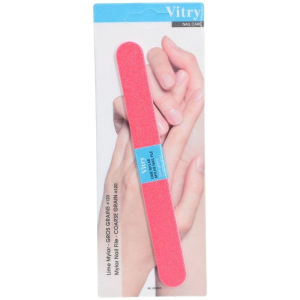 Lime a ongles Mylar fushia - grain 120