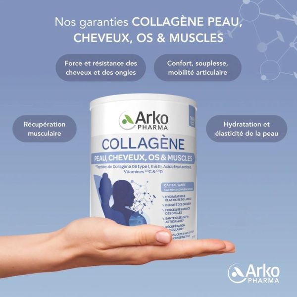 Collagène Peau, Cheveux, Os et Muscles - 260 g