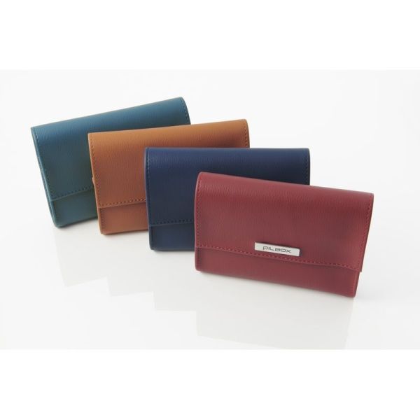 Pilbox Liberty Fauve Pétrole et Rouge Marine - 1 unité