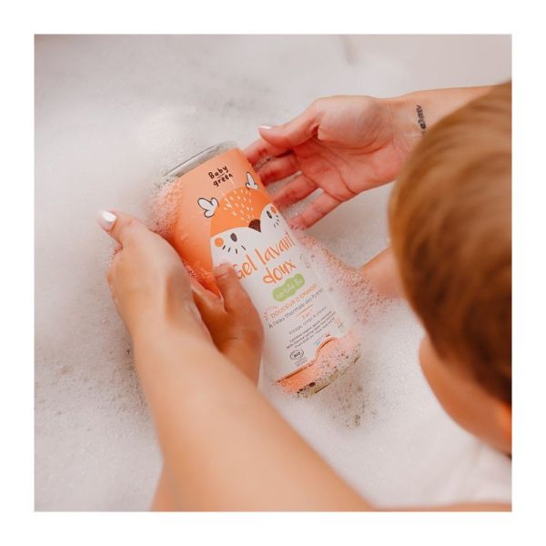 Gel Lavant Doux – Nettoyant visage, corps, cheveux bébé – 1 L