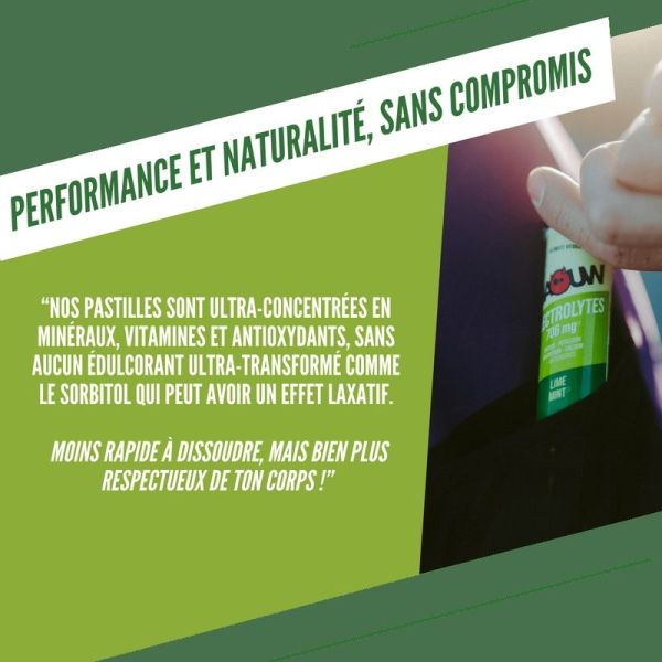 Electrolytes Tablets LIME - MINT - 10 pastilles
