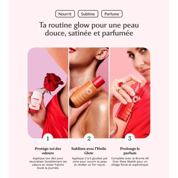 Huile Glow Pailletee - Rose Mystik - 100 ml