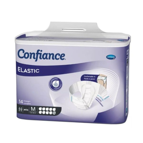 Confiance Elastic 10 gouttes taille M, 14 unités