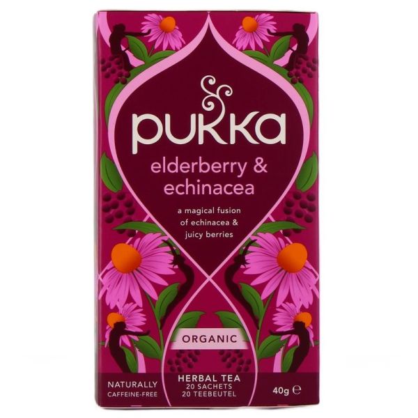 Infusion Baie de Sureau et Echinacée Bio - 20 sachets