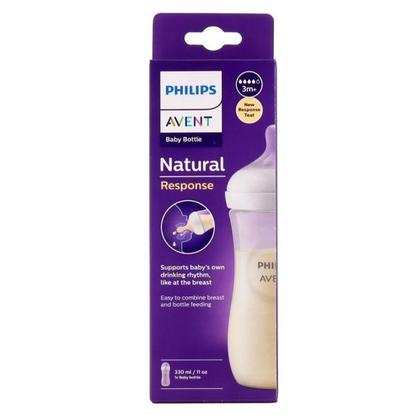 Natural Response Biberon Plastique - 330 mL