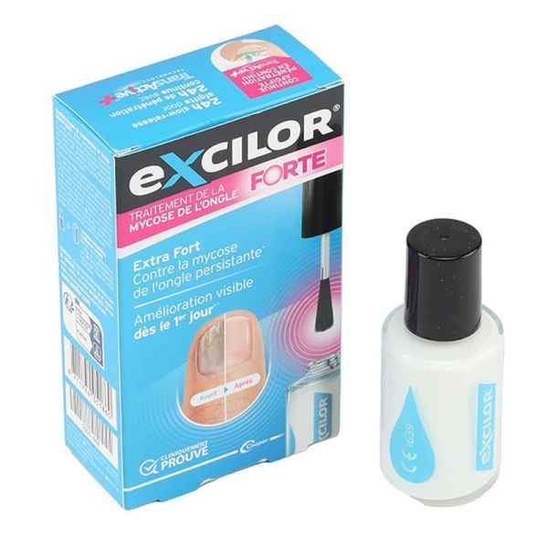 Solution filmogène Excilor Forte - 30 ml + coupe-ongles offert