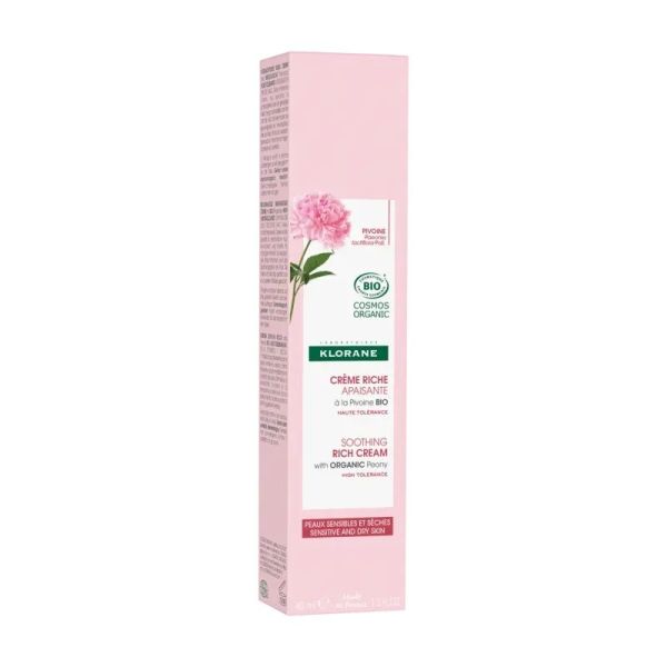 Crème Apaisante Riche à la Pivoine BIO - 40 ml