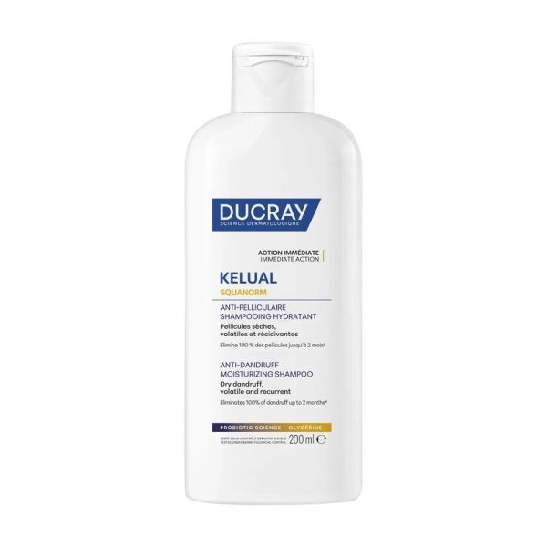 KELUAL SQUANORM Shampooing Hydratant Anti-pelliculaire - 200 ml
