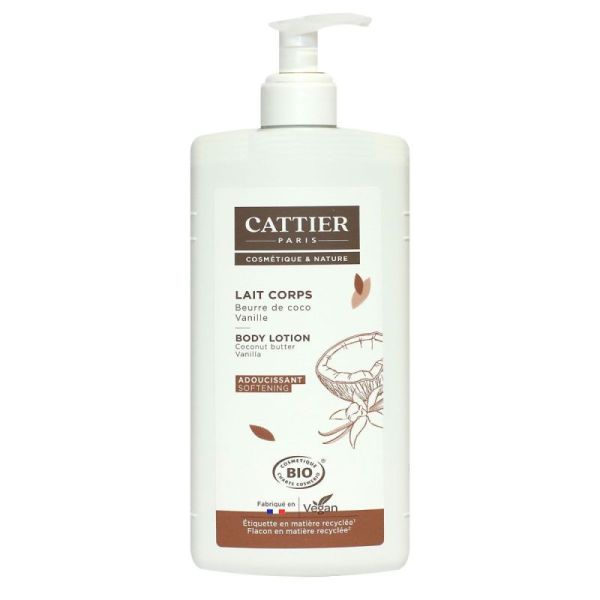 Cattier Lait Adoucissant Coco Vanil 500Ml