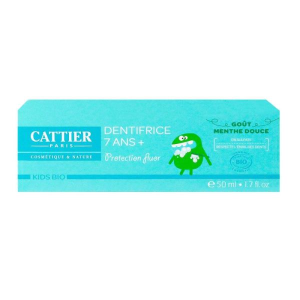 Cattier Kids Dent 7A Menthe 50Mlzzz