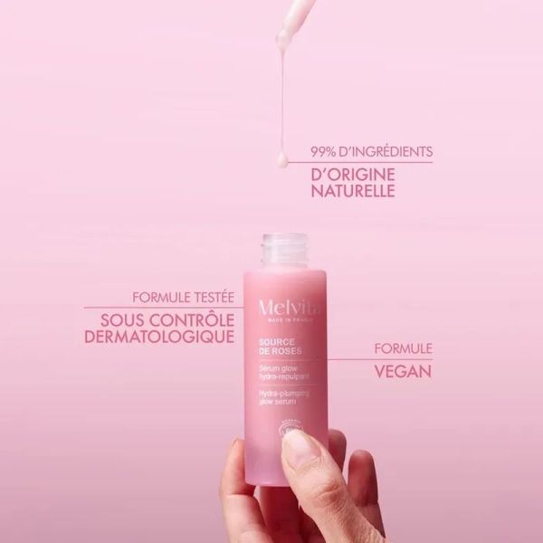 Serum Glow Hydra-Repulpant Bio Source de Roses - 30 ml